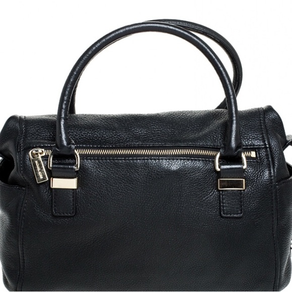 Michael Kors Black Leather Bedford Tassel Shoulder Bag - Picture 3 of 9